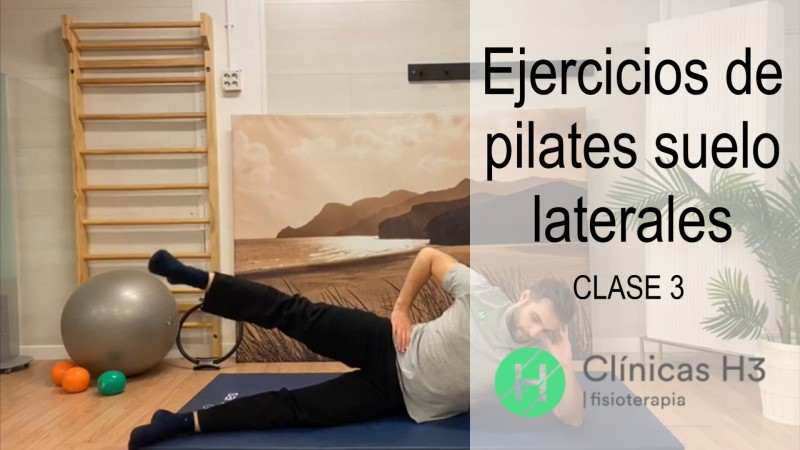 Ejercicios de pilates suelo laterales - Clinicas H3 fisioterapia