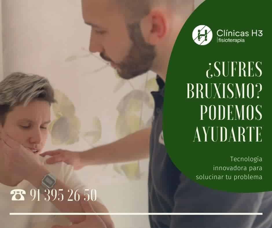Tratamiento bruxismo Madrid Clínicas H3 fisioterapia