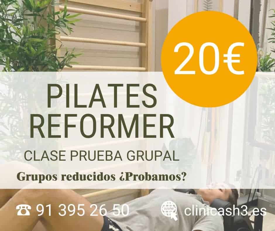 Pilates reformer madrid barato oferta en Clínicas H