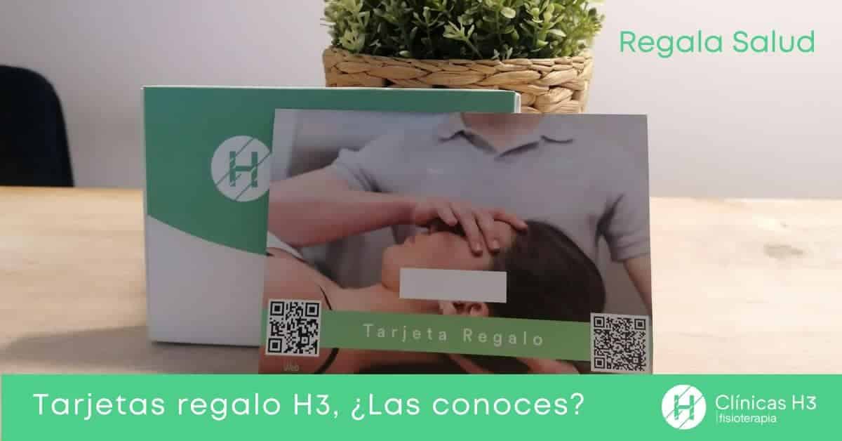 Tarjeta regalo fisioterapia en clínicas H3 Serrano Madrid